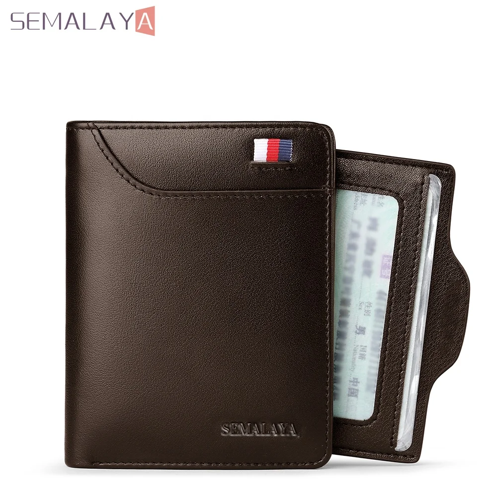 

Good quality factory directly pu leather short men wallet for sale, Black/brown/blue