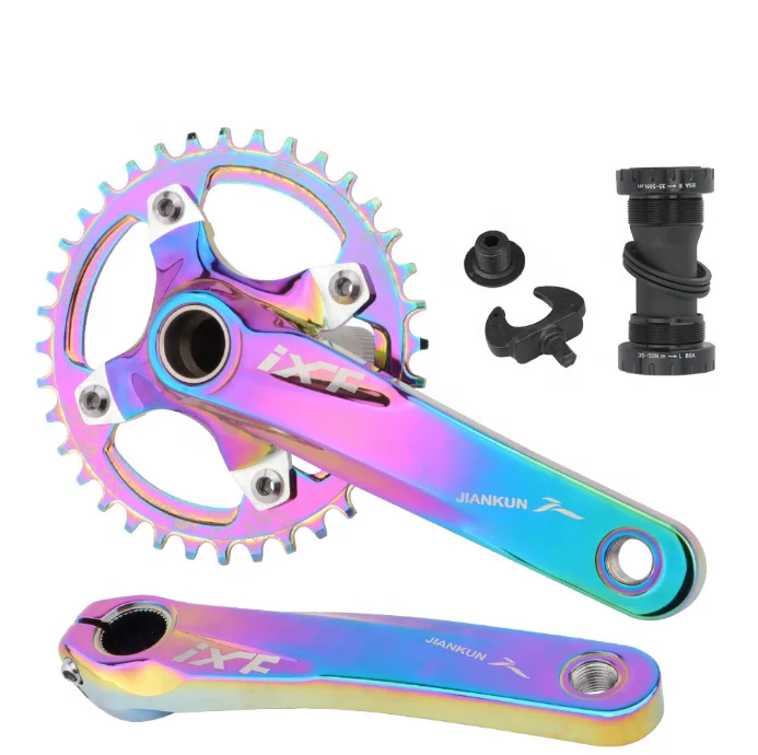 

Mountain Bicycle parts bottom bracket 32 34 36 38T Chainwheel Crankset axis 104BCD bicycle crank set