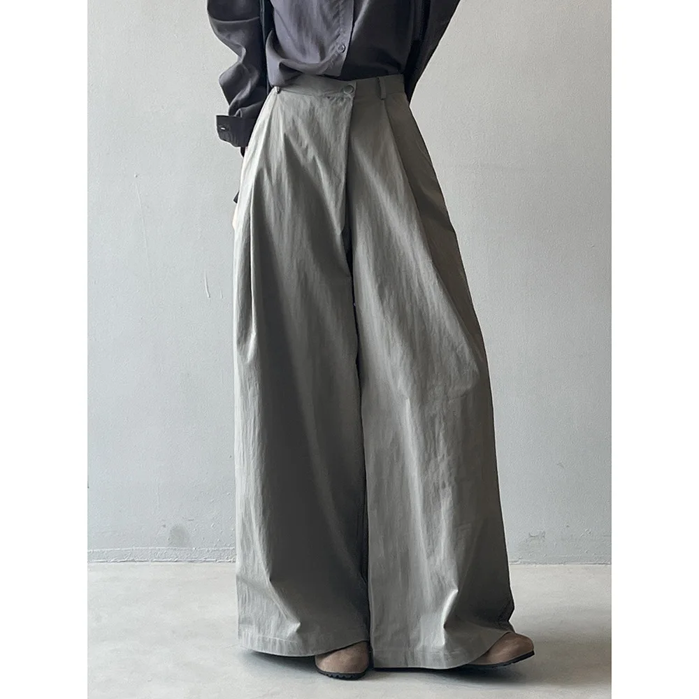 Boutique Wholesale 2026 Autumn New Fashionable and Casual High Waisted Straight Leg Women's Pants