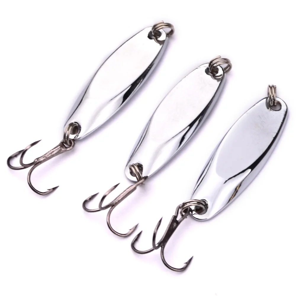 

Metal Spinner Spoon Bait Fishing Lures Artificial Bass Wobbler Sequin Paillette Metal Steel Hook Tackle Lures Pesca Wire Bait