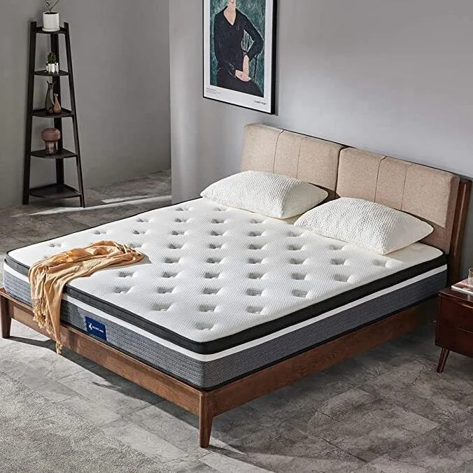

Queen or king size good price cheap alibaba hotel bedroom sleep well euro pocket box bonnell spring fit mattress, White or customized