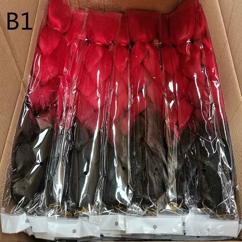 

100g 24inches ombre Africa extension jumbo braid synthetic hair