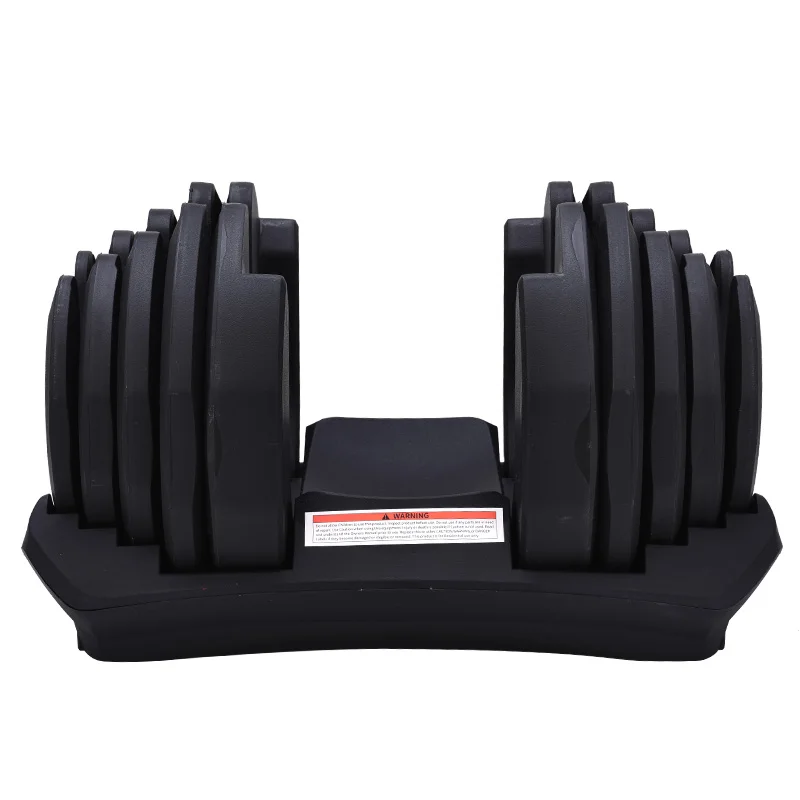 

Home Gym Customized Logo Accepted Gym Home fitness equipment Weights Lifting 90 Lb dumbbell set adjustable gym dumbbell, Black, black + red