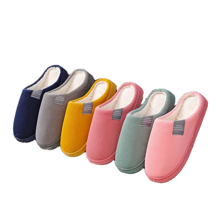 

Winter House Men Cotton Slipper Indoor Warm Slippers Woman Girl Winter Fuzzy Slippers
