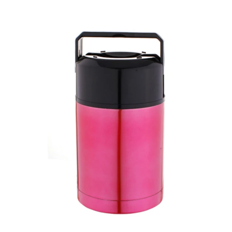 

1L Vacuum Insulated Stainless Steel Food Box Soup Container Jar Flask Food Thermos, Customized