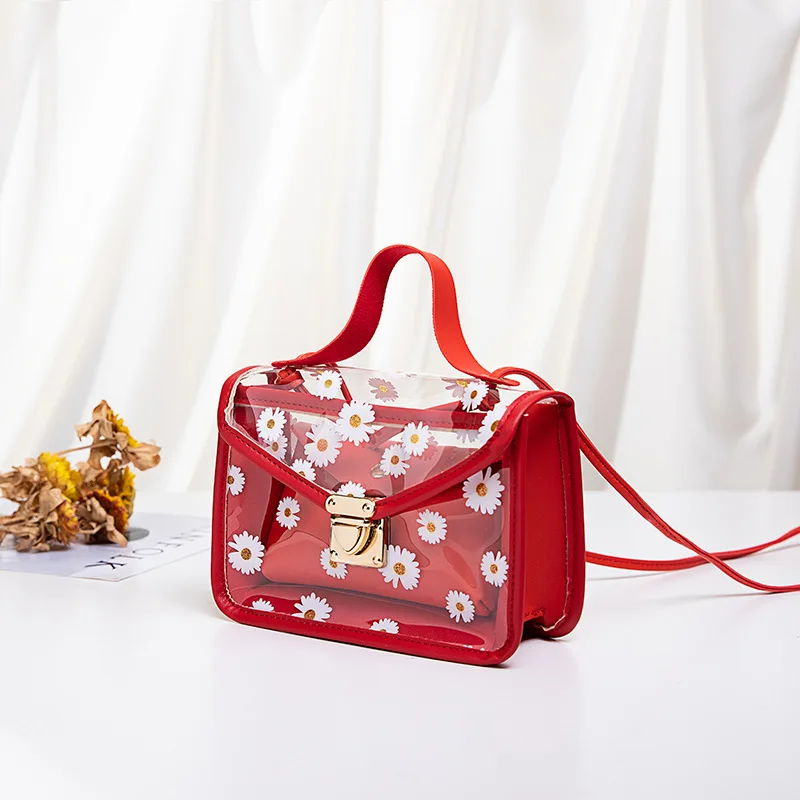 

customization Transparent Bags Women Handbags Shoulder Transparent Pvc Handbag Clear Bags Women Handbags Transparent