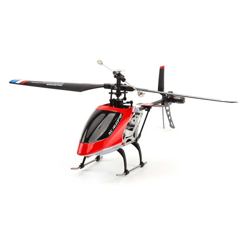 

2022 HOSHI Wltoys XK V912-A RC Helicopter 2.4G 4CH with Led Light RC Drone Dual Motor Indoor Toys for Kids Children Gifts, Red
