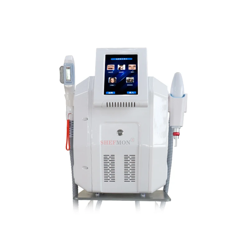 

Magic Plus A0307 3 in 1 ND Yag Laser Tattoo Removal IPL OPT SHR Machine For Hair Removal, Blue