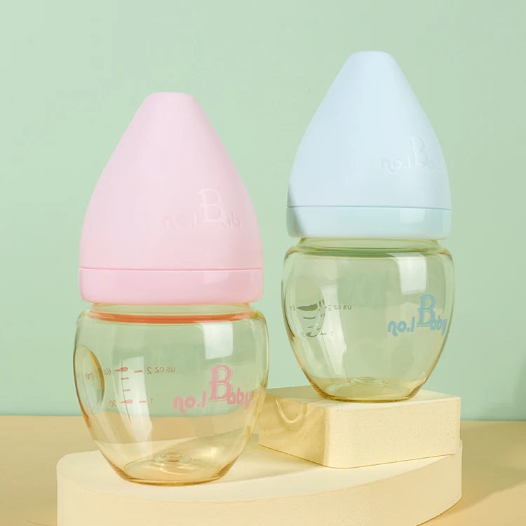 

2oz cam biberon nourrisson cpc baby flesjes cina dot unik makan 60 ml ppsu asi botol susu bayi babyflasche, Blue, pink, green