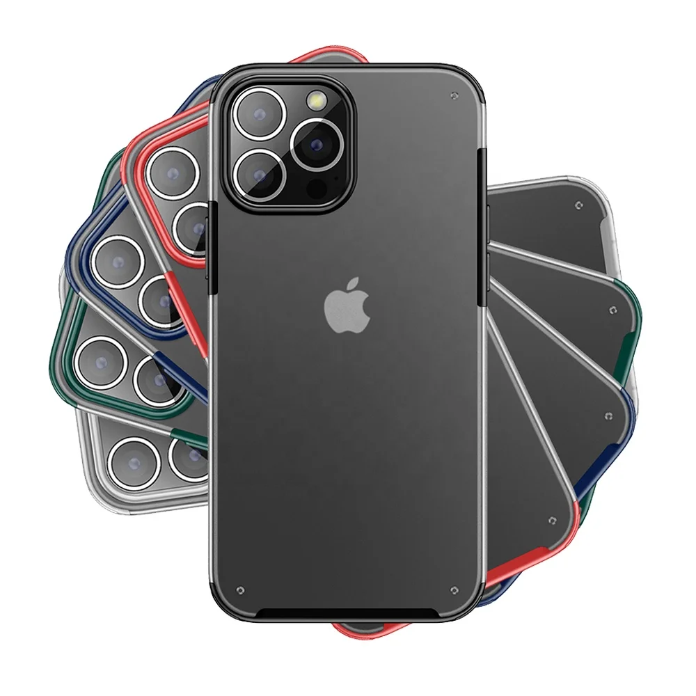 

High Quality Translucent Matte Hard Armor Shockproof Wholesale Mobile Designer Phone Cases For Iphones For Iphone 13 12 Pro Max