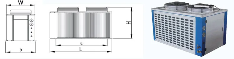 Condensing Unit, LANCO, 6HP, Hermetic - detail 2