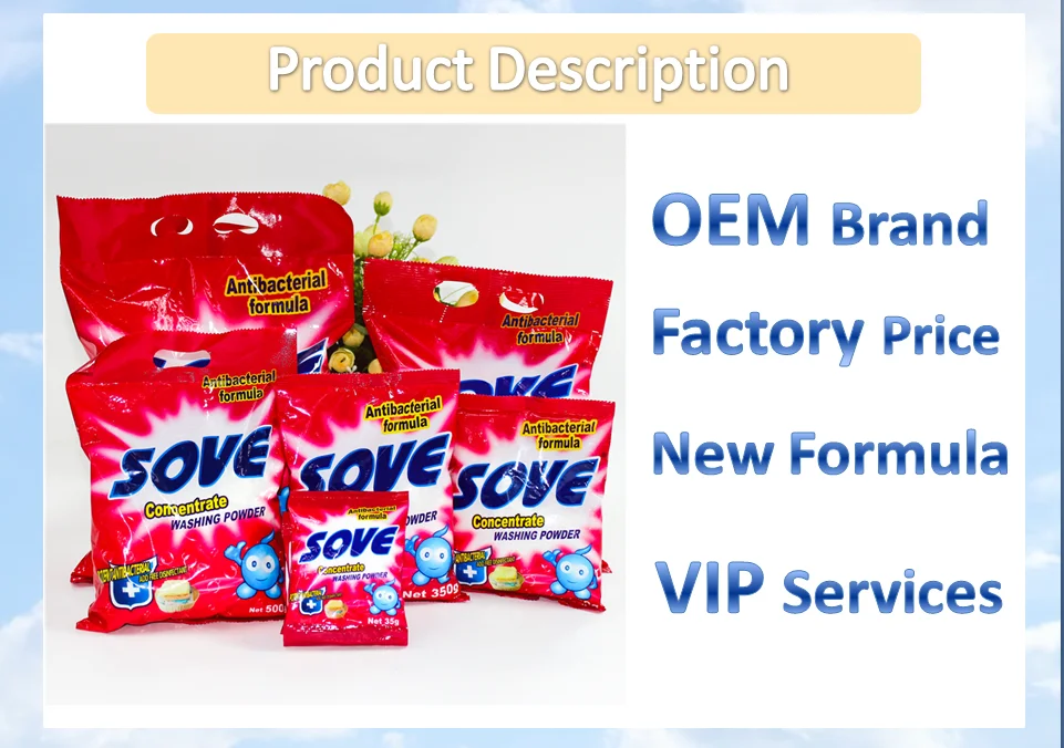 Oem Chemical Formula Of Washing Powder Detergent Powder Manufacturer