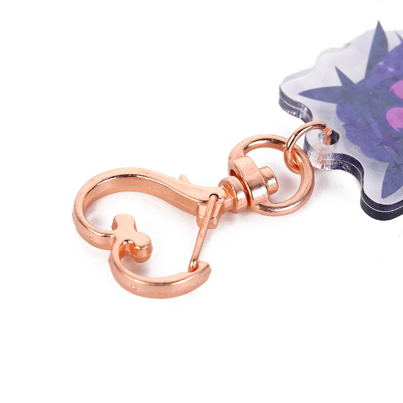 
NO MOQ eco friendly material custom acrylic keychain manufacturer charm printing with your design 