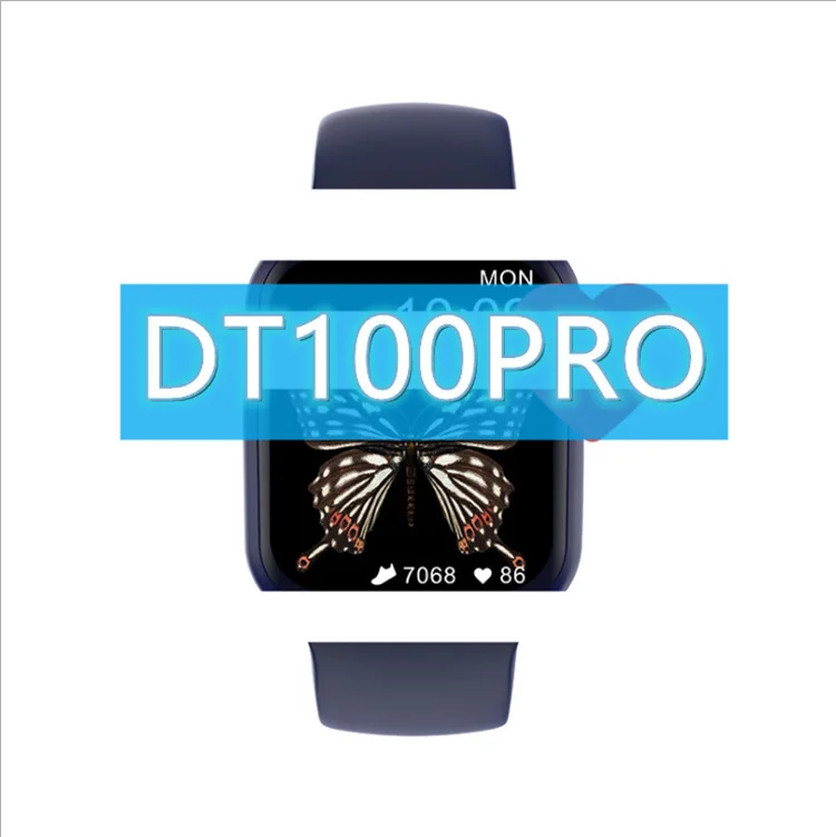 

smart watches new arrivals 2021 DT100 Pro smart watch 7 1.75 inch smart watch with calling feature Dt100 Pro smartwatch