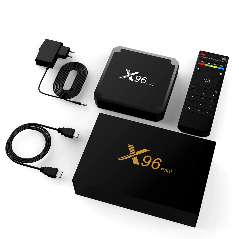 

Original Hot X96 Mini Set top box Android 9.0 8GB 16GB AMLOGIC S905W quad CORE X96Mini leadcool Lxtream code Smart TV box