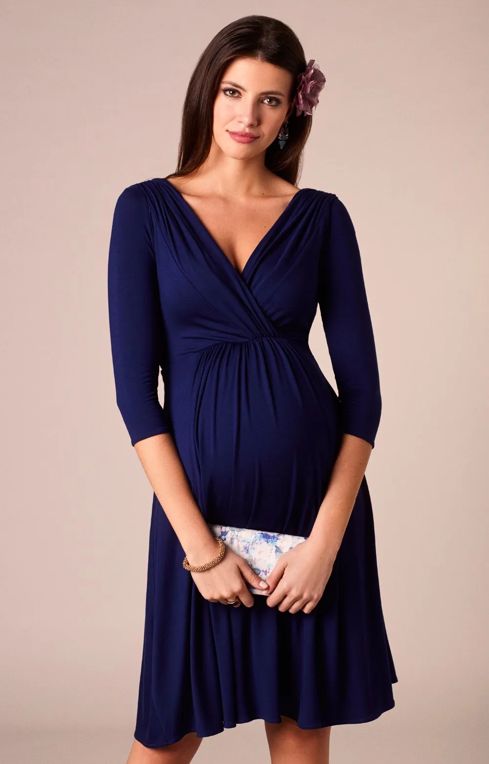 2020 Fashion Cotton Pregnancy Women Striped Nursing Dress Long Summer ...