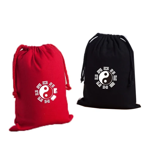 

Customized Eco friendly Grey Cotton Drawstring Bag, Customized color