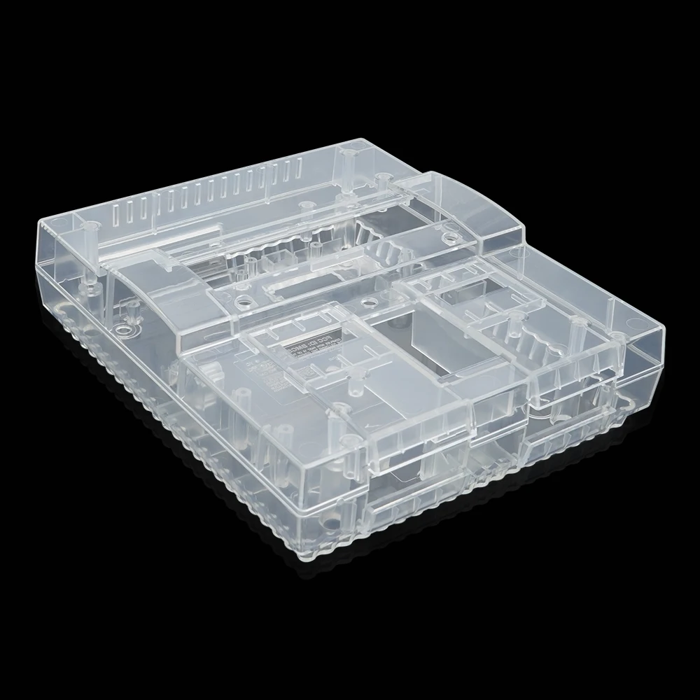 

Replacement shell Transparent snes console shell carcasa SNES case for Super Nintendo NES SNES