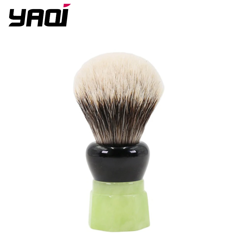 

YAQI Men Wet Shaving brush made of badger hair and Resin handle brush