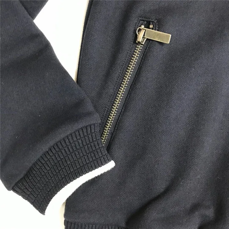 
Fine quality 100% cotton navy custom boys jackets kids 