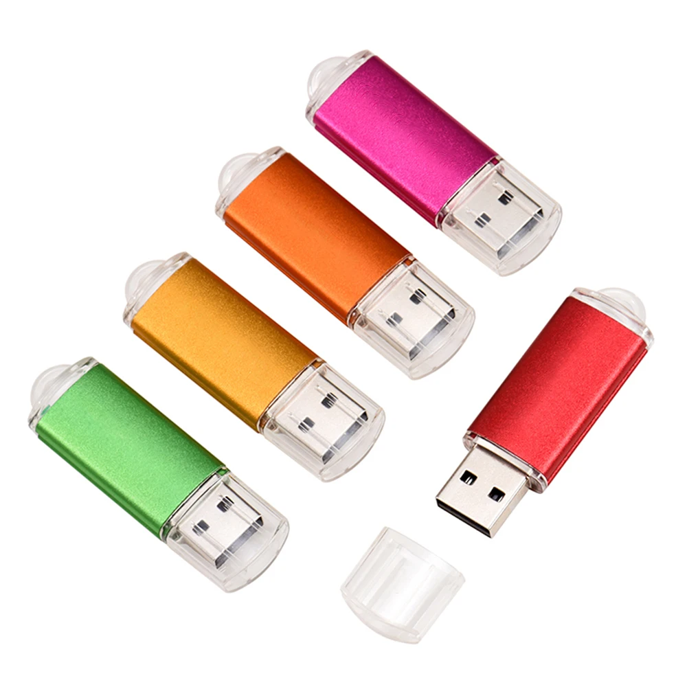 

2022 Colorful USB Stick Plastic USB Flash Drive 8GB 16GB 32GB 64GB 128GB Available High Speed USB Memory Key Ready To Ship