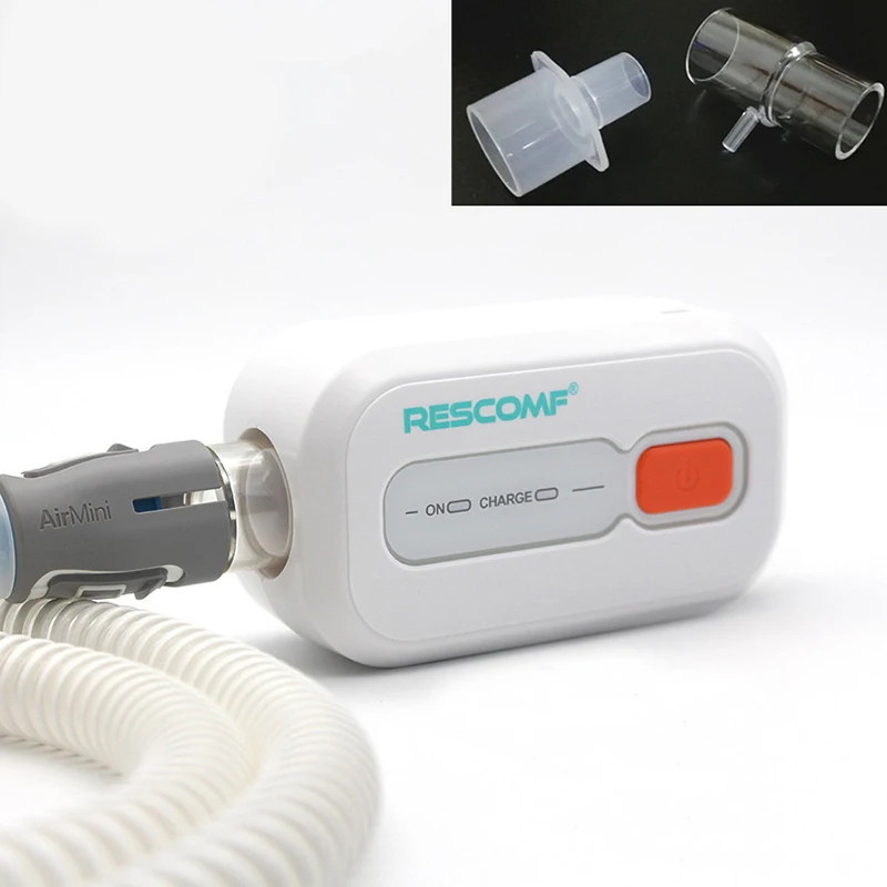 
1 Pair Hose Adapter Set CPAP Heated Hose Adapter ResmedAir Masks Connect with CPAP Cleaner Sanitizer Disinfector 