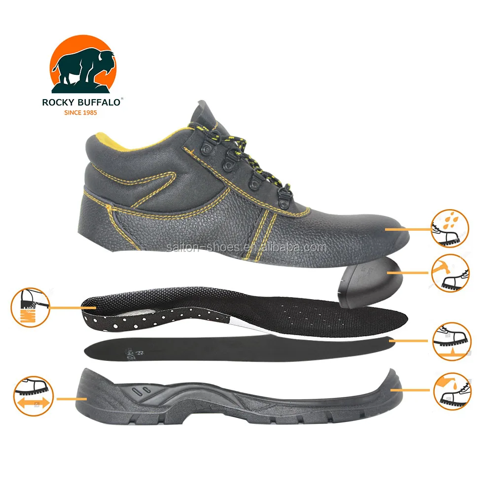 Rocky Buffalo Wood Land Industrial Working Shoes For Men Steel Toe