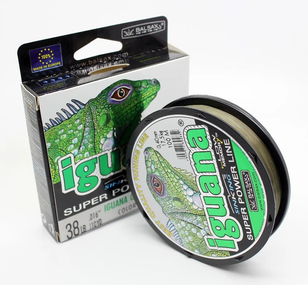 

Balsax Iguana branded fishing line/braid, 4lb-48lb super power sinking line for Freshwater & Saltwater