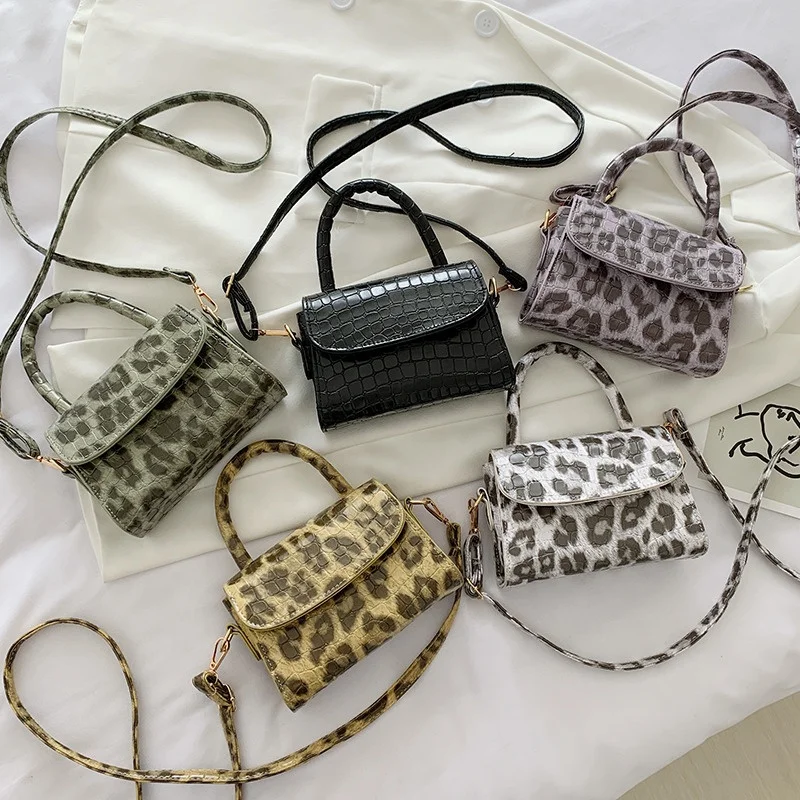 

Women's Messenger Bags Coin Purse leopard print mini crossbody bags women trendy purse handbags, Customizable