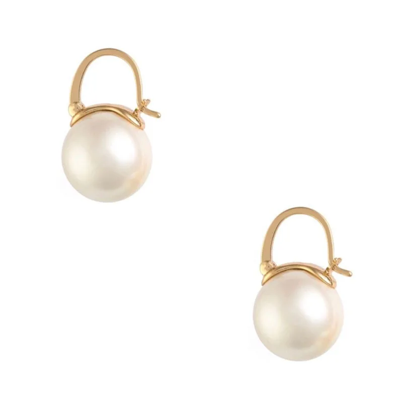 

Sandro Pearl earrings earrings earrings women's European and American fashion retro