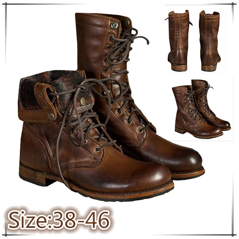 

2021 boots for men Cool Rivet boots men Punk Goth Biker Men PU Shoes Plus Size 48, Different colors and support to customized