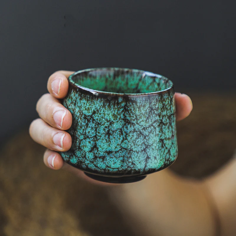 

Best Selling Fambe Accidental Coloring Sublimation Arabic Coffee Cup Ceramic Home Office Clay Cup Tea Latte Cup