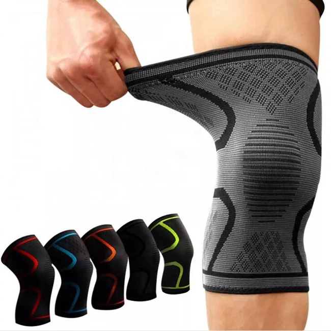 

Customized Compression knitted Breathable Neoprene Knee Support Sleeve For Sports Brace, Customized color