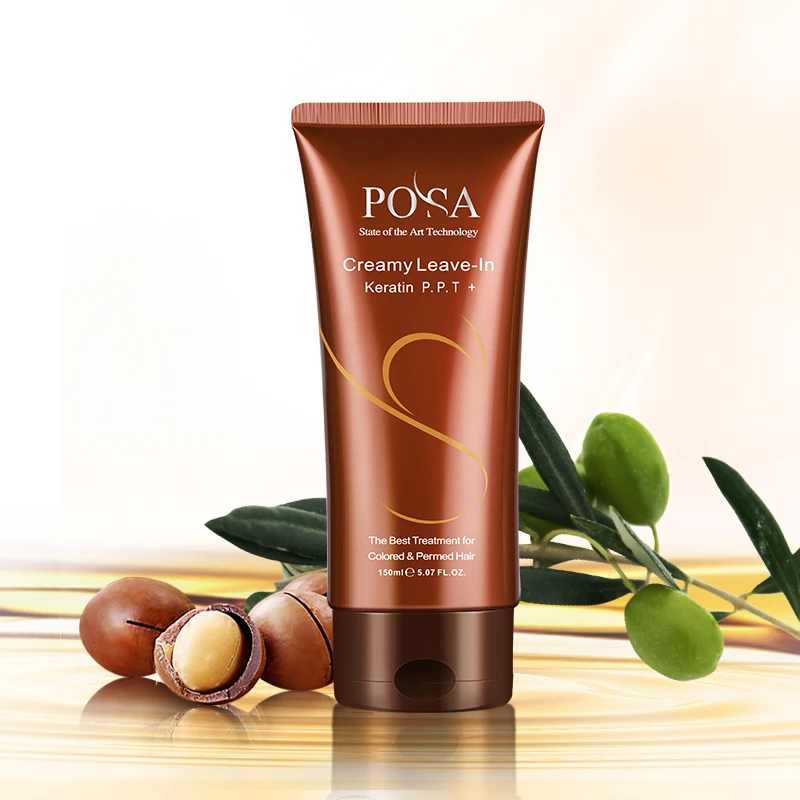 

OEM Hair Care Products Color And Heat Protection POSA Keratin P.P.T Leave In Conditioner