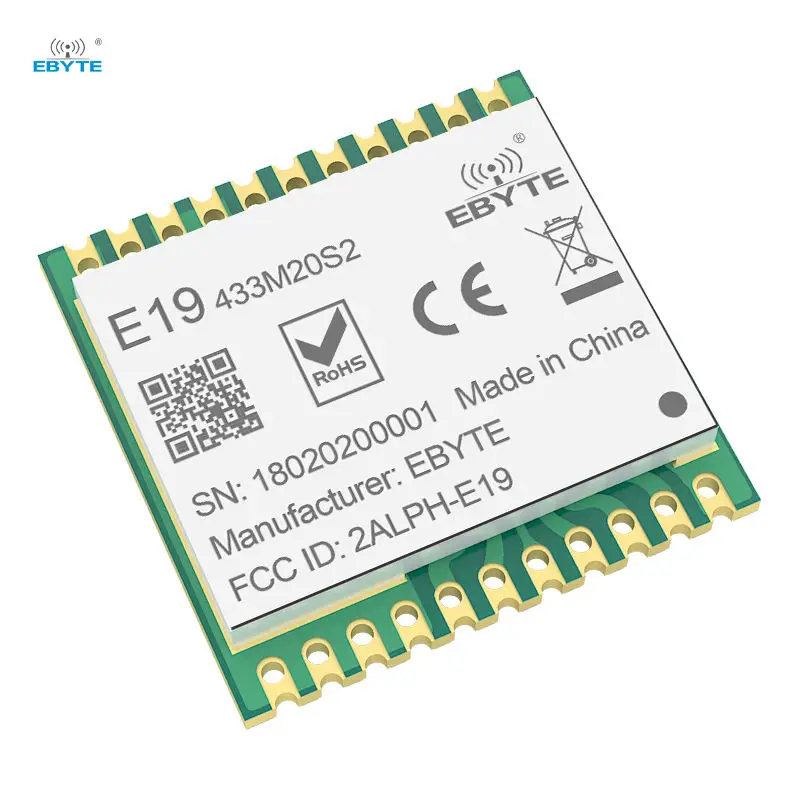 

E19-433M20S2 Ebyte SX1278 LoRa Module Spi 20dBm Long Range Wireless Transceiver 433MHz Rf Module
