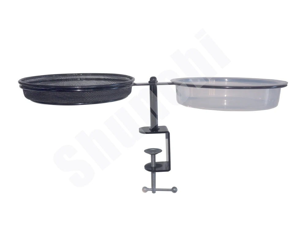 
Deck mounted bird feeder and bath 