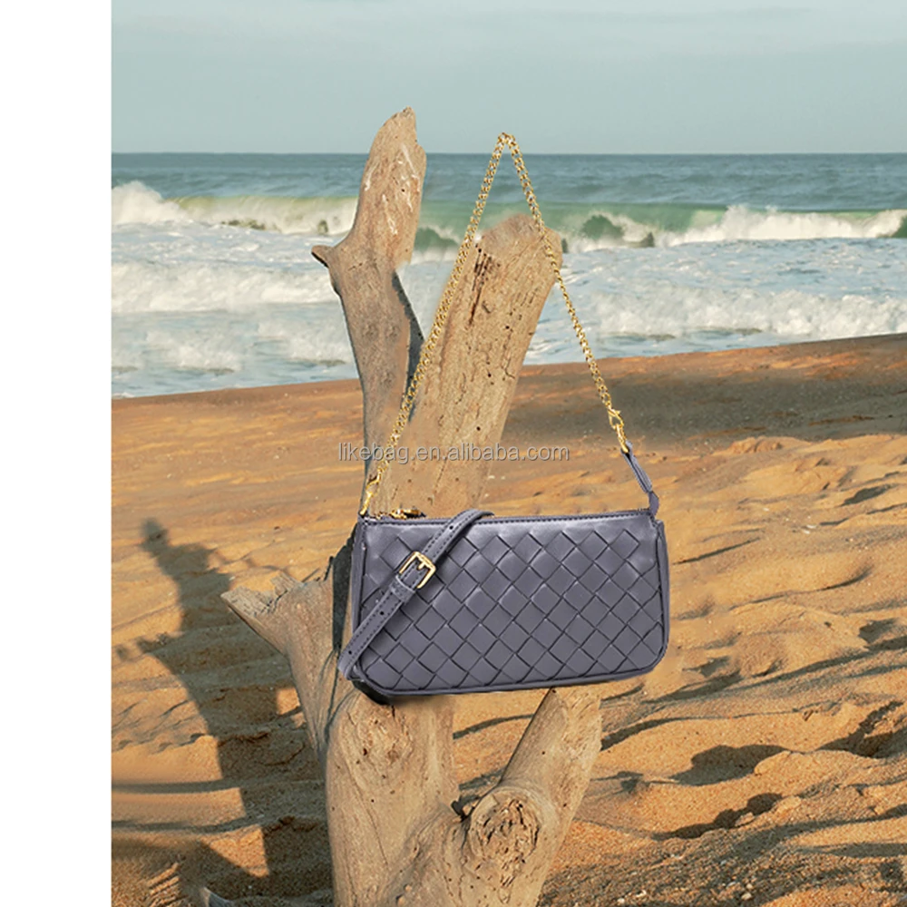 

LIKEBAG new hot selling fashion casual chain hand-woven shoulder messenger handbags for women office workers to go shopping