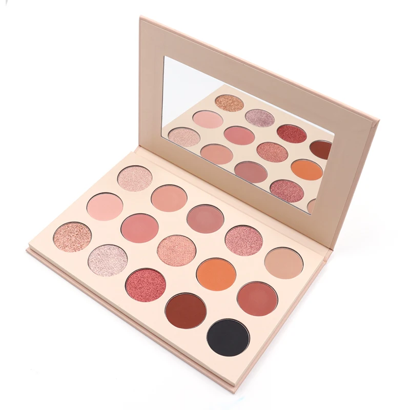 

Wholesale Eyeshadow Palette Private label 15 Colors with logo highly Pigmented Eye Shadow Nude Palette