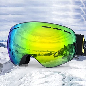 Protective cover goggles, smart skate custom logo ski goggle lens 2