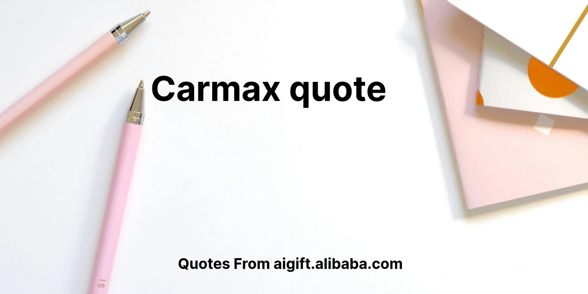 carmax quote