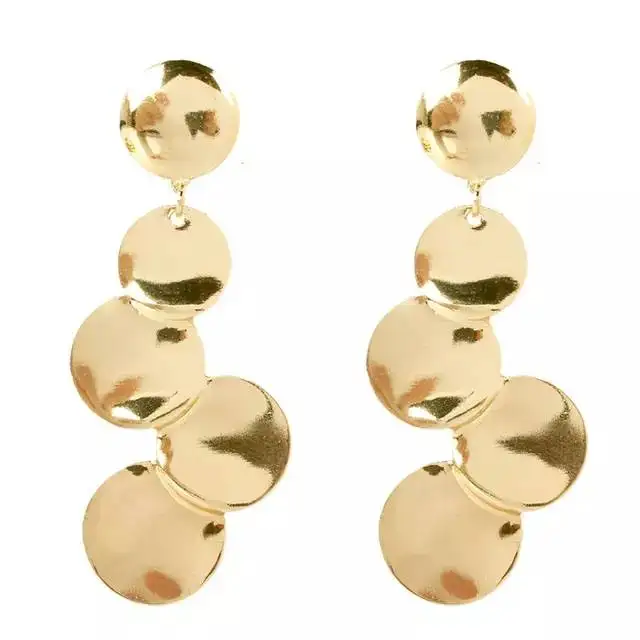 

2021new arrival European and American creative personality drop-shaped alloy acrylic earrings with diamonds and pearls