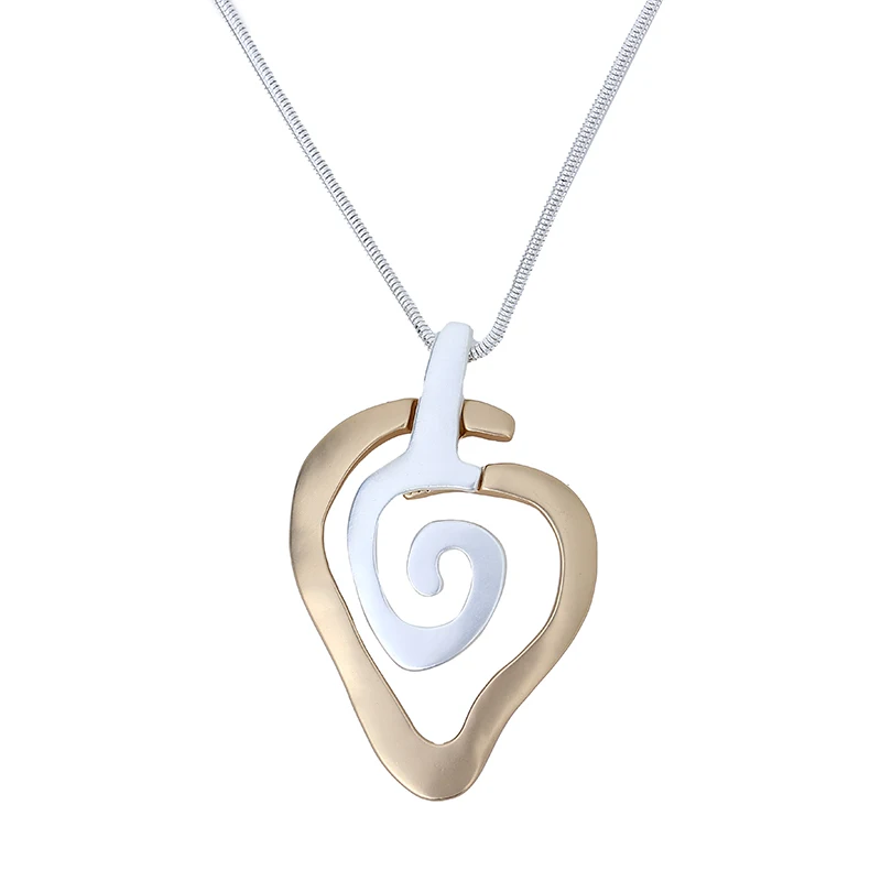 

2021 New long necklaces design quality alloy pendant charm necklaces for women jewelry delicate and minimalist custom jewellery