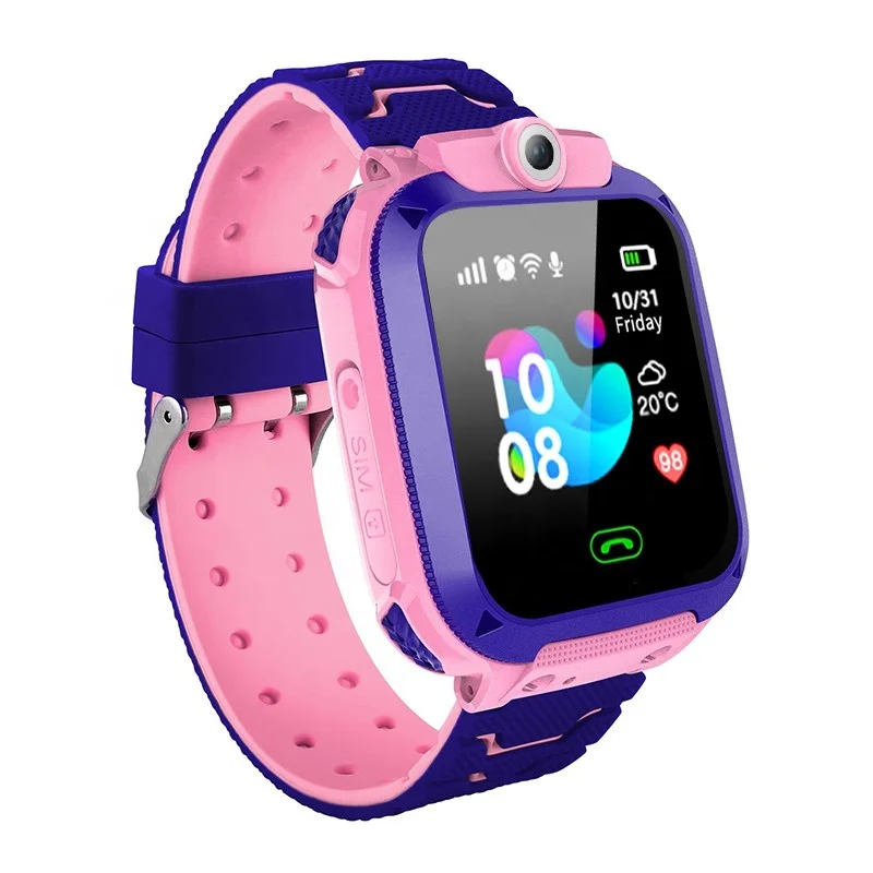 

Q12 waterproof kids smart watch phone GPS wifi Android smart watch with sim card slot