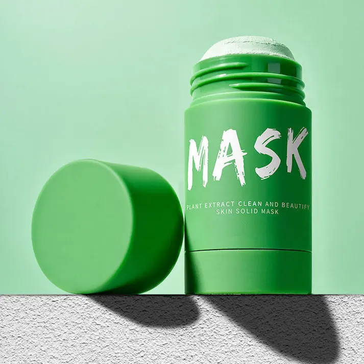 

Wholesale Clay mask stick on face new green mud pink facial self sticking masks matcha green tea mask clean face Green stick