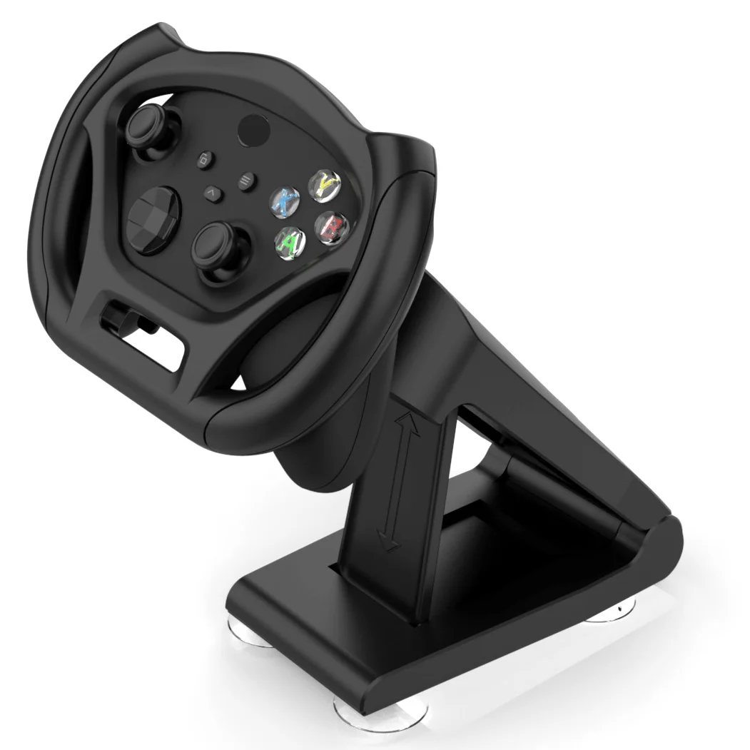 Black Video Accessories Racing Gamepad Control Wheel Game Steering ...