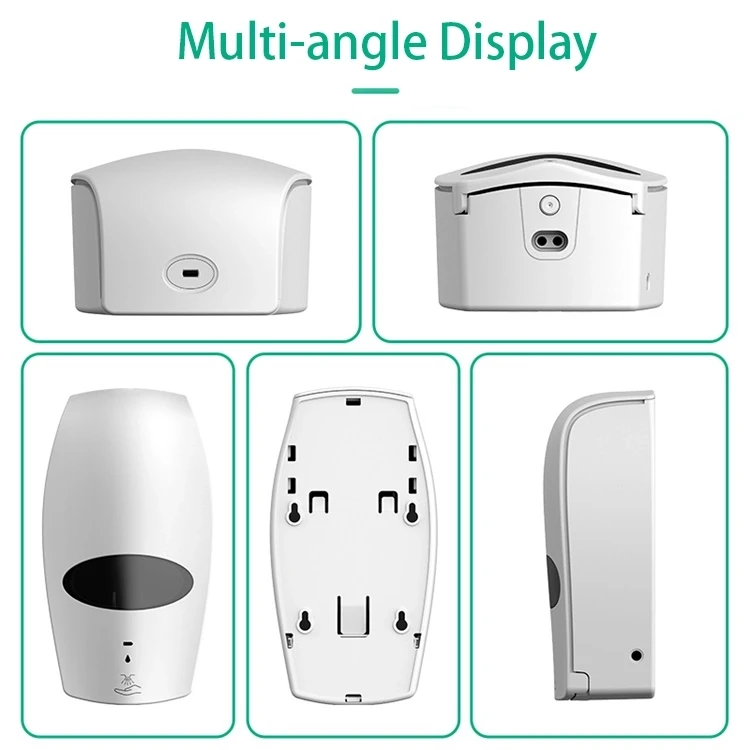 Fashion Design Wall-mounted 850ml Smart Sensor Electric Automatic Touchless Soap Dispenser