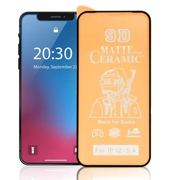 

Factory Supply Ceramic Glass Protection 9D 21D Screen Protector For iPhone 6 6s 7 8 plus XR X XS Max iphone 12 Screen Protector, Transparency 99% color