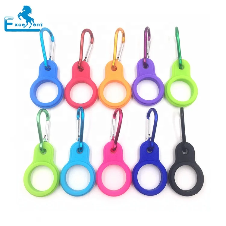 

Silicone Water Bottle Belt Holder Buckle clip Water Bottle Buckle With carabiner