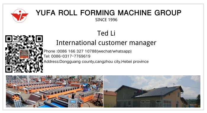 High standard and fast speed Indonesia metal roof tile machine