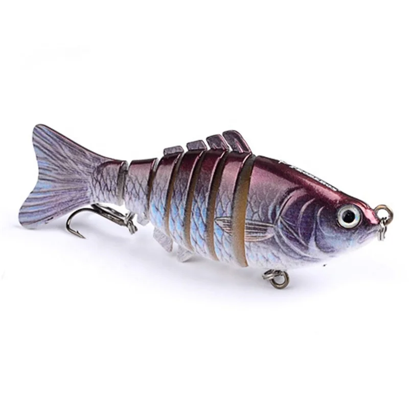 

TY 1PCS Fishing Baits Trolling Swim Minnow Wobbler Multi-section Hard Bait100mm15g Artificial Crankbait Fishing tackleLure, 13 different colors available